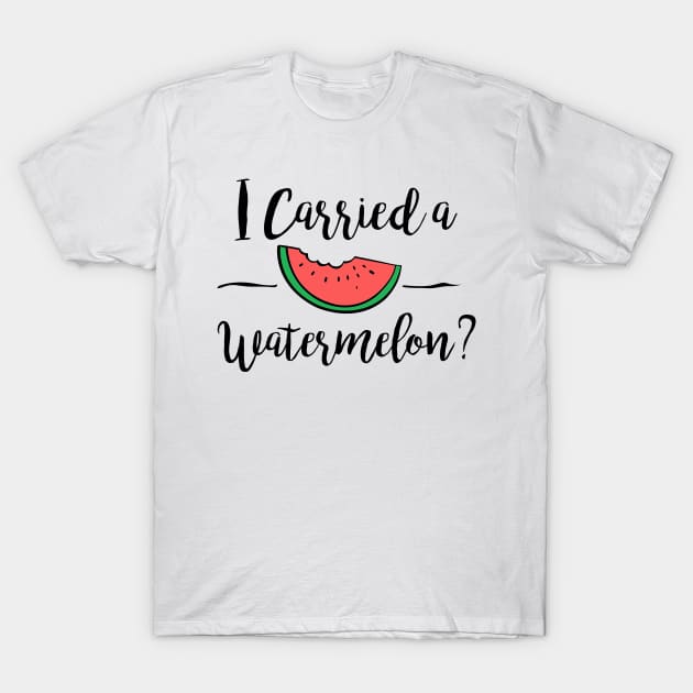 I carried a watermelon Dirty Dancing T-Shirt by Teezer79